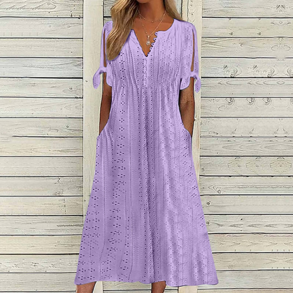 👗Rochie simplă și rafinată, într-o singură culoare 