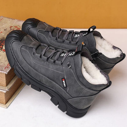 ⛄💥【Novi zimski stilovi】👞【39-44】 Zimske Muške Kožne Tenisice s Fleec Podlogom – Udobnost, Toplina i Stila za Svakodnevnu Upotrebu, Idealne za Hladne Dane