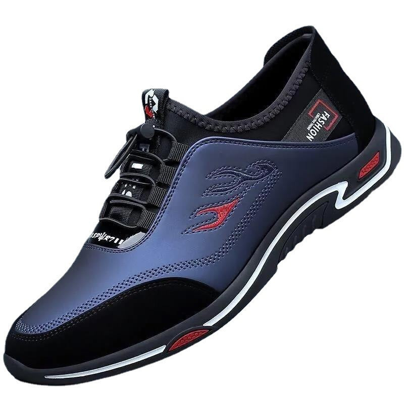 👞Pantofi business din piele ventilată pentru bărbați ✅ anti-miros ✅ căptușeală din piele moale ✅ moderni și universali - 3876424 