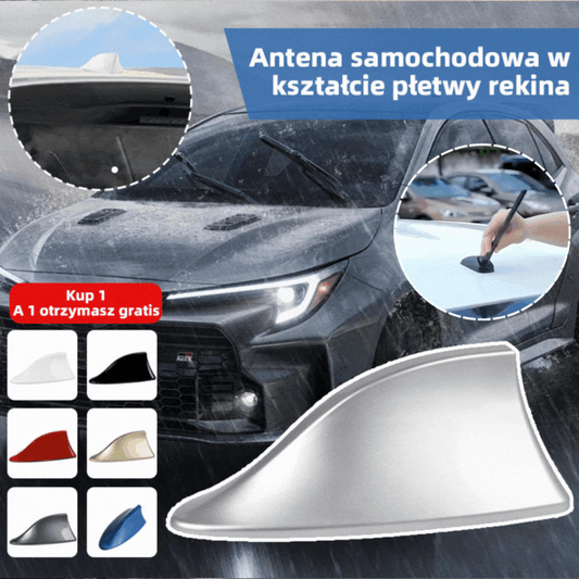 🚗🚗【Cumpără 1, primești 1 gratuit】Antenă auto cu aripioară de rechin, antenă universală de semnal radio, decorațiune