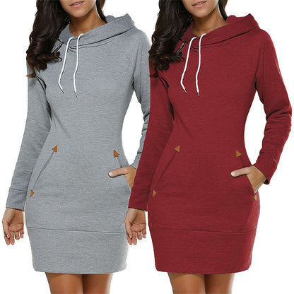 🔥🔥💥【S-5XL】Nova jesenska ženska suknja s kapuljačom dugih rukava 2025