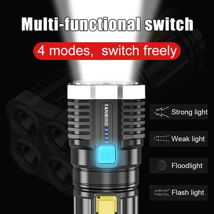 🔥🔥Snažna rasvjeta Four Lights USB punjiva svjetiljka
