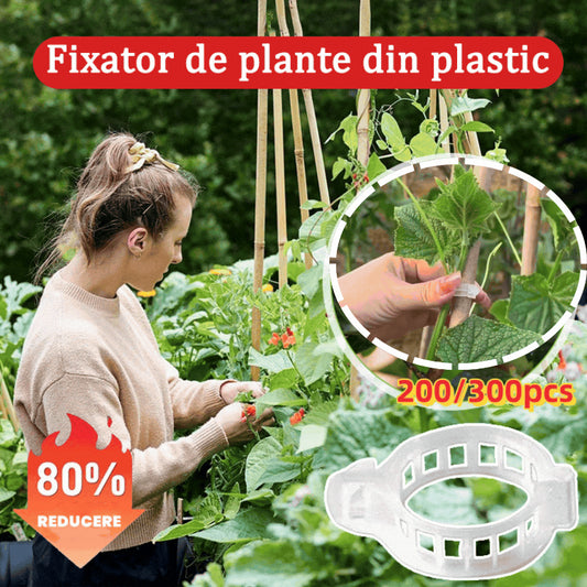 🍅🍅【100 ks】 Plastová podpěra pro rostliny rajčat připojená k závěsné mříži pro skleníkovou zahradní dekoraci 3905180 