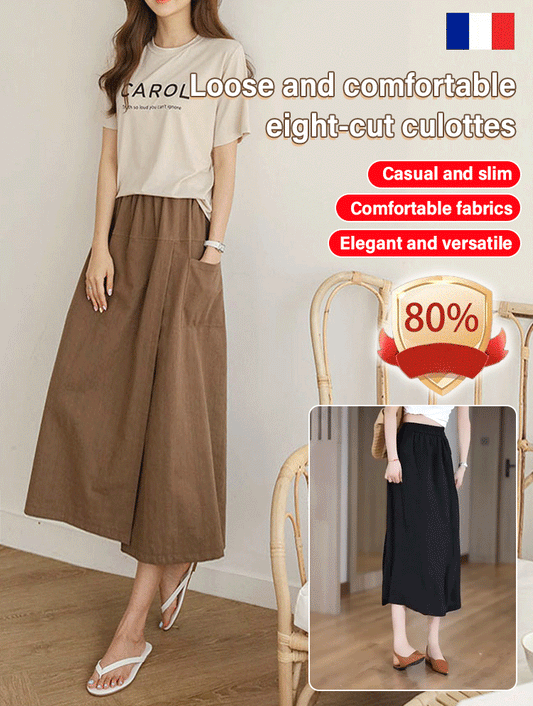 【M-4XL】Modne, swobodne spodnie z szerokimi nogawkami