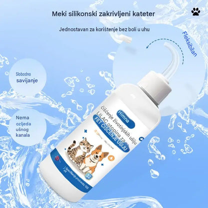 🐶🐱 Sredstvo za čišćenje ušiju za ublažavanje svrbeža ušiju kod pasa i mačaka.