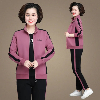 🔥【M-5XL】【Jakna + Hlače】😍 Novi jesenski casual sportski set, velika veličina
