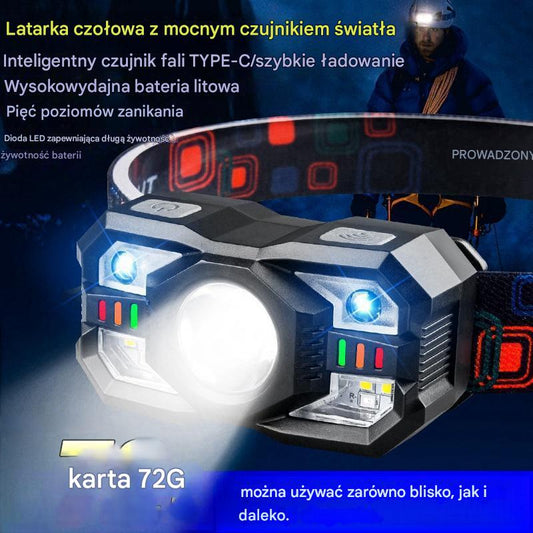 💡🌟【Vremenski ograničena ponuda】🔥🔥Pametno senzorsko svjetlo, dugo trajanje baterije, vanjsko svjetlo za noćni ribolov
