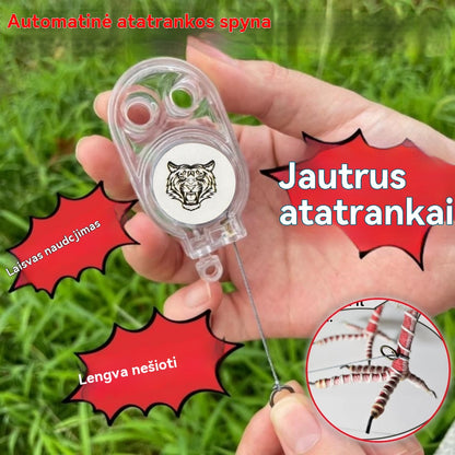 🐓🐦🔥【Kupite 4, dobijte 4 gratis】Vanjska opružna zamka, samoblokirajuća zamka visoke osjetljivosti