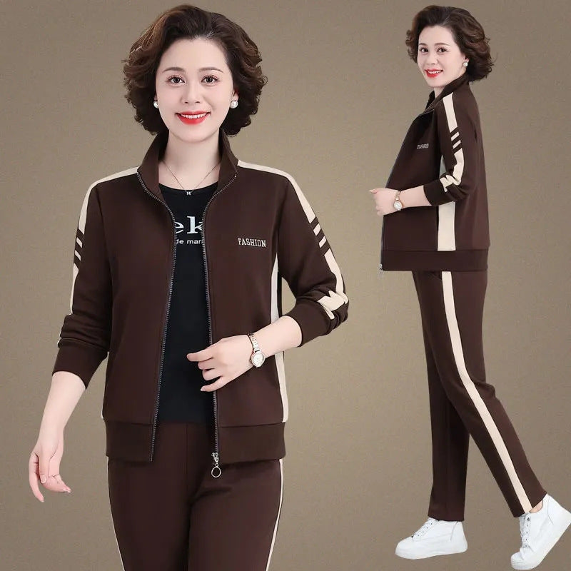 🔥【M-5XL】【Jakna + Hlače】😍 Novi jesenski casual sportski set, velika veličina