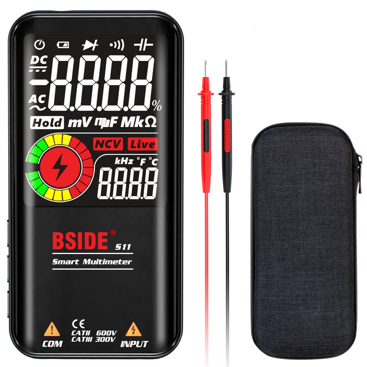 🔥【45% OFF】Inteligentní digitální multimetr, vysoce přesný automatický univerzální multimetr proti popálení