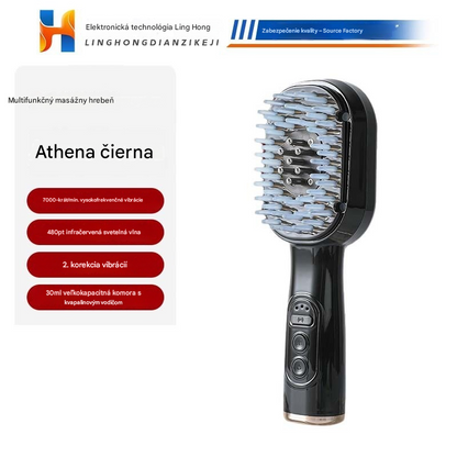 🥇【50% zľava】💆‍♀️Hrebeň na masáž pokožky hlavy, multifunkčný aplikátor esenciálnych olejov a zariadenie na rast vlasov