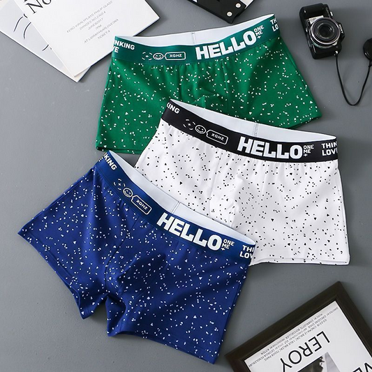 [Opakowanie 5 sztuk] Wygodna i przewiewna męska bielizna wykonana z bawełny