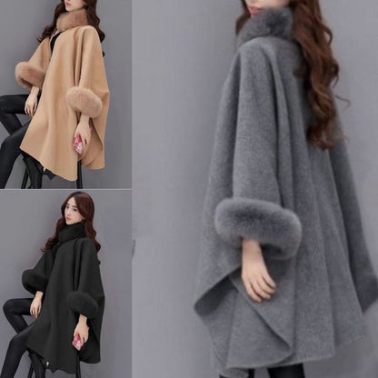 🔥📢 [S-5XL] 2025 Novi ženski dugi mekani vuneni kaput – Unikatni plašt, dodatno zagrevan za maksimalnu udobnost i toplinu! 🧥