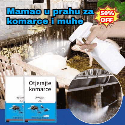 🦟Posebno dizajniran za ubijanje komaraca i muha na farmama, jedno pakiranje ubija buhe/skakavce/žohare/muhe/komarce!