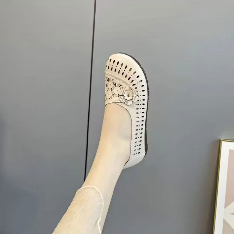 🔥🌸🥿【35-40】Ženske cipele, mekane neklizajuće cipele od kravlje kože
