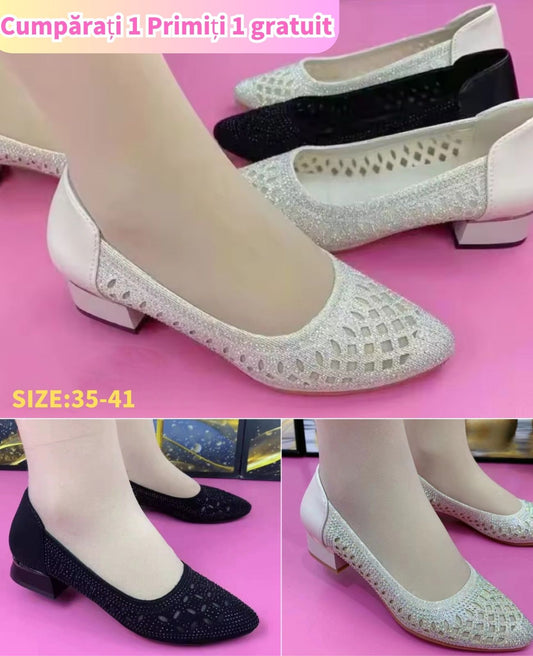 ✨🔥【35-41】Hlavně prodávané duté prodyšné dámské sandály s diamantovou síťovinou 3922542 