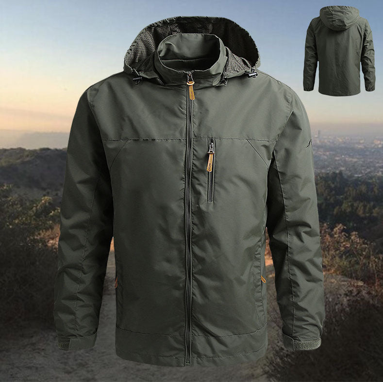 Jakna za prosti čas s kapuco, ohlapnim krojem in za prosti čas, za večje velikosti