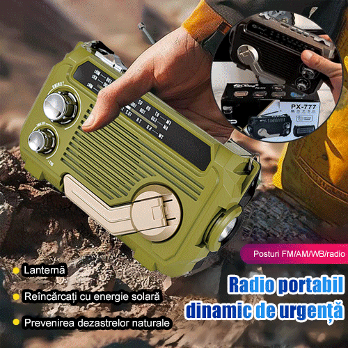 🏕️Prijenosna višenamjenska AM radio svjetiljka, otporan na habanje i padove, bogat funkcijama