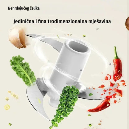 🔥 50% popusta! 🔥 🥩⚡ Električni mlin za meso velikog kapaciteta: Snažan, brz i jednostavan za korištenje | Idealan za kućne kuhinje i domaće obroke 🍔🌮