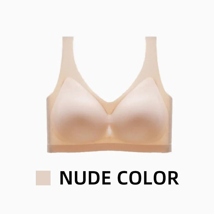 【M-5XL】Sutien ultra subțire din mătase glacială, fără marcaje 