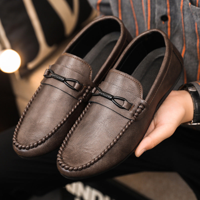 🔥🔥Primăvara și vara pantofi bărbați low-top sute pantofi casual pantofi din piele respirabil