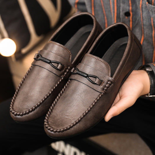 🔥🔥Primăvara și vara pantofi bărbați low-top sute pantofi casual pantofi din piele respirabil