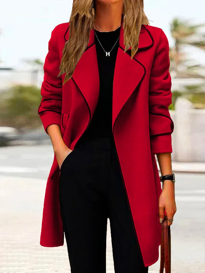 🔥🧥👩【40% popusta】【M-4XL】Nova kolekcija Jesen-Zima 2025 – Ženska dvostrana kašmirska jakna/kaput, elegantna, topla in stilska izbira za hladne dni