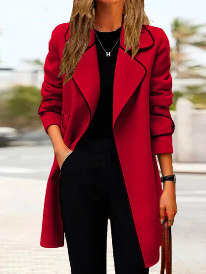 🔥🧥👩【40% popusta】【M-4XL】Nova kolekcija Jesen-Zima 2025 – Ženska dvostrana kašmirska jakna/kaput, elegantna, topla in stilska izbira za hladne dni