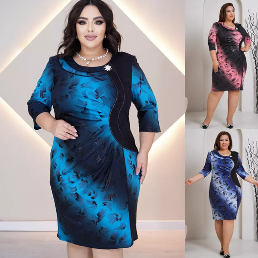 👗💥【S-5XL】2025 nova elegantna gradijent haljina