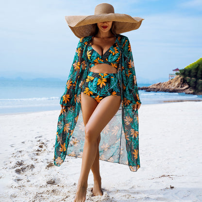 🩱🏖️【40-50 kg】Ljetni novi modni print seksi bikini od tri dijela, udoban, prozračan i brzosušeći