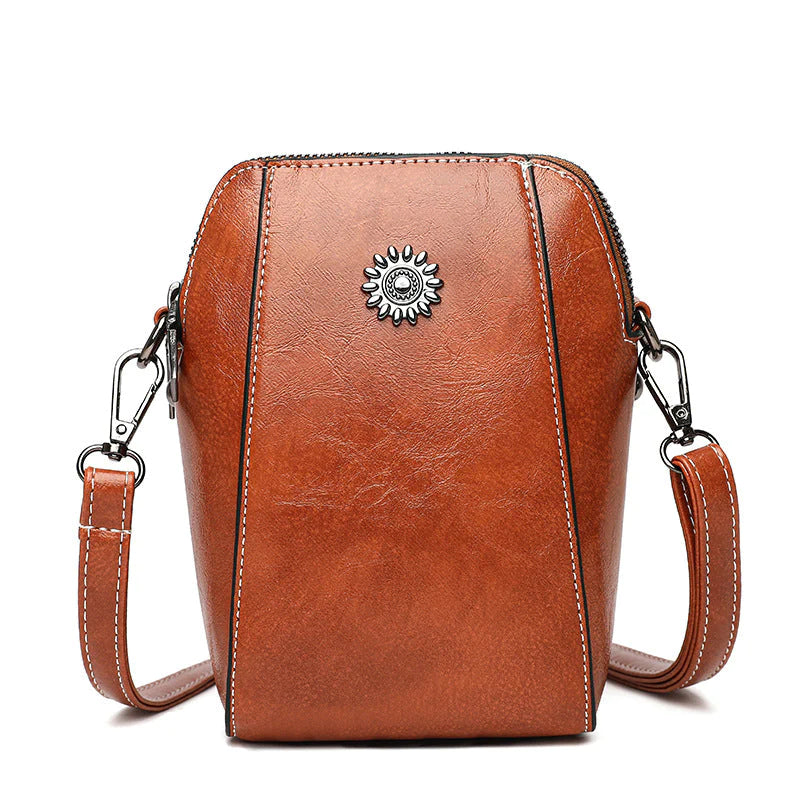 ✨👜【Letní slevy】Elegantní dámská crossbody kabelka z měkké PU kůže – stylová, kompaktní, ideální pro mobilní telefon, klíče a peněženku