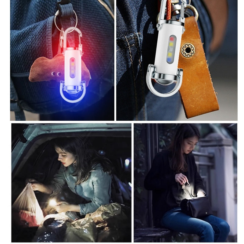 【Kup 1, a 1 dostaniesz gratis】🔥Świetna wyprzedaż🔥Super jasna, wodoodporna mini latarka na klucze o mocy 1200 lumenów