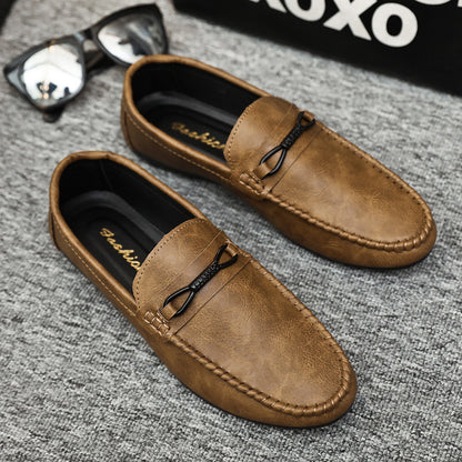🔥🔥Primăvara și vara pantofi bărbați low-top sute pantofi casual pantofi din piele respirabil