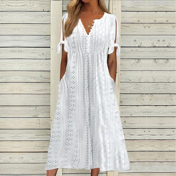 👗Rochie simplă și rafinată, într-o singură culoare 