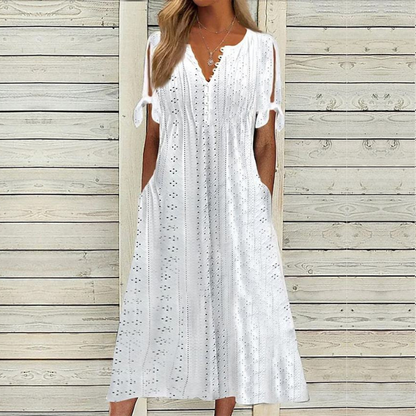 👗Rochie simplă și rafinată, într-o singură culoare 