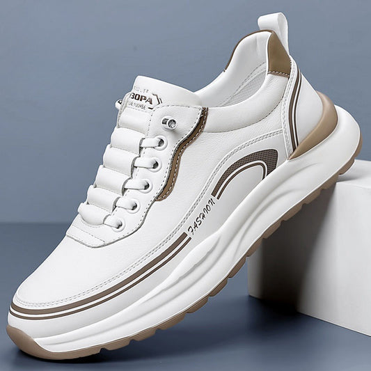 45% de descuento【39-45】Zapatillas deportivas de piel resistentes al agua y a la suciedad con suela suave para máxima comodidad.