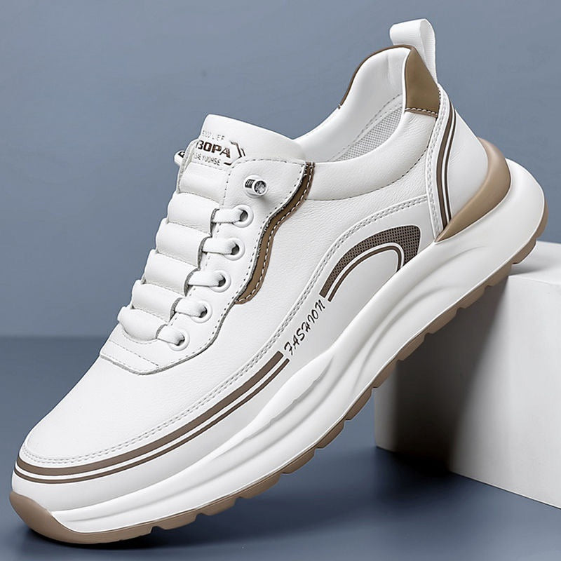 45% de descuento【39-45】Zapatillas deportivas de piel resistentes al agua y a la suciedad con suela suave para máxima comodidad.