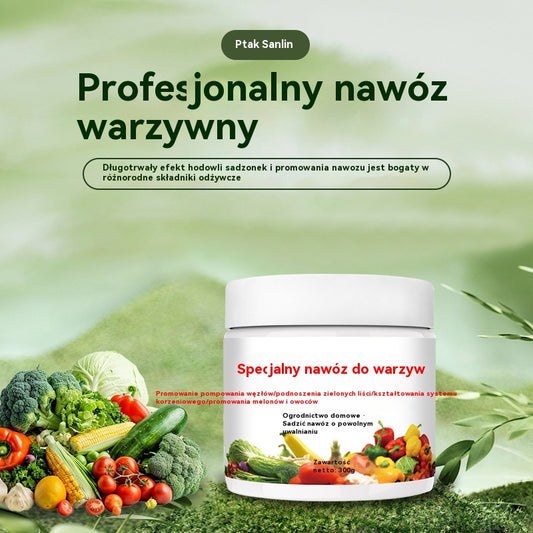 🔥🔥【Kup 2, otrzymaj 2 gratis】Granulowany nawóz do warzyw — wspomaga korzenie i wzrost, zapobiega zbrylaniu, bezpieczny przez cały rok