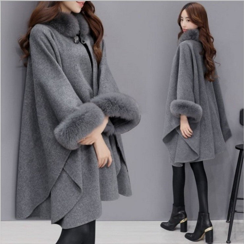 🔥📢 [S-5XL] 2025 Novi ženski dugi mekani vuneni kaput – Unikatni plašt, dodatno zagrevan za maksimalnu udobnost i toplinu! 🧥