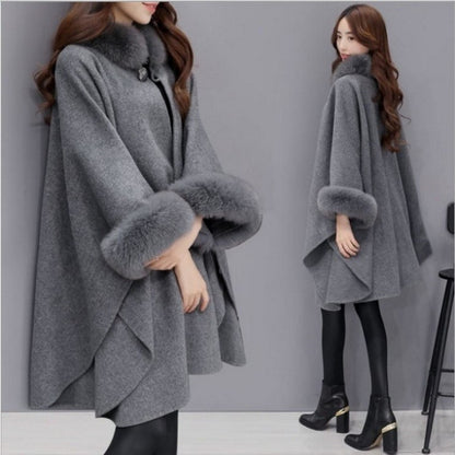 🔥📢 [S-5XL] 2025 Novi ženski dugi mekani vuneni kaput – Unikatni plašt, dodatno zagrevan za maksimalnu udobnost i toplinu! 🧥