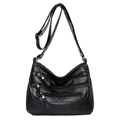 🔥👜【Oferte de produse noi】Geantă de umăr de mare capacitate, din piele moale, la modă, nouă 2025, piele naturală rezistentă la uzură 
