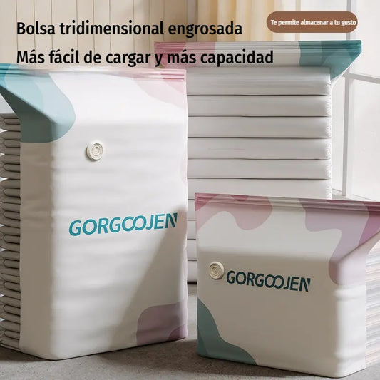 🧳 5 artículos por 26 euros 💨 Bolsa de almacenamiento al vacío grande y compresible: no requiere bomba, es a prueba de fugas e ideal para ahorrar espacio en maletas y en casa ✈️