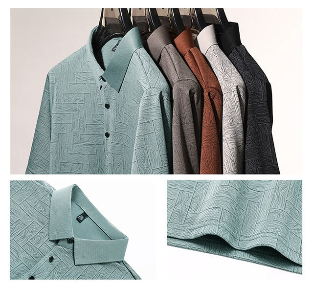 🔥【tovární sleva 45%】【M-4XL】 Pánská pruhovaná polokošile s krátkým rukávem