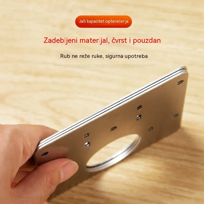 🛠🛠Paket od 10 dijelova (vijci uključeni) Ploča za popravak od nehrđajućeg čelika (bez šarke)