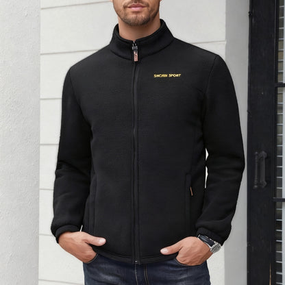 🧥🍂【Popularni proizvodi】🔥men jesensku i zimsku polarnu jaknu od runa, jaknu s visokim ovratnikom za mlade i sredovječne muškarce