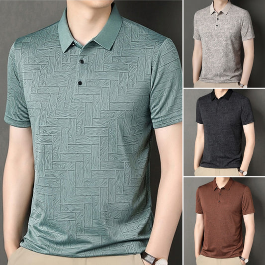 🔥【tovární sleva 45%】【M-4XL】 Pánská pruhovaná polokošile s krátkým rukávem