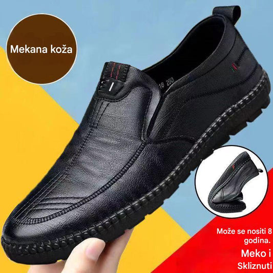 ✨【38-44】👞2025 nove muške cipele od mekane kože s mekim potplatom, mekana koža, udobne i prozračne