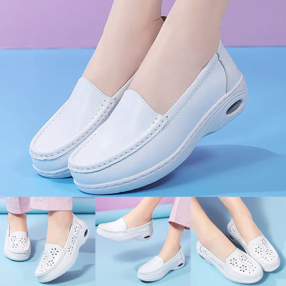 👟【35-40】2025 Modne damskie buty sportowe na płaskim obcasie z poduszką powietrzną, wygodne, w nowym stylu