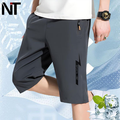 👖🏃‍♂️【M-5XL】Nove muške ležerne kratke hlače od ledene svile, visoke elastičnosti, brzosušeće, udobne i prozračne, iz 2025.