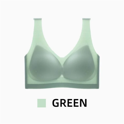 【M-5XL】Sutien ultra subțire din mătase glacială, fără marcaje 